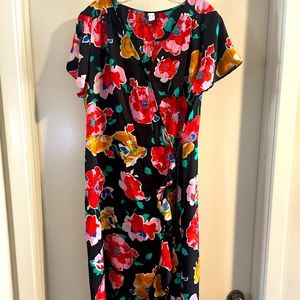 Who What Wear Floral Dress Size XXL